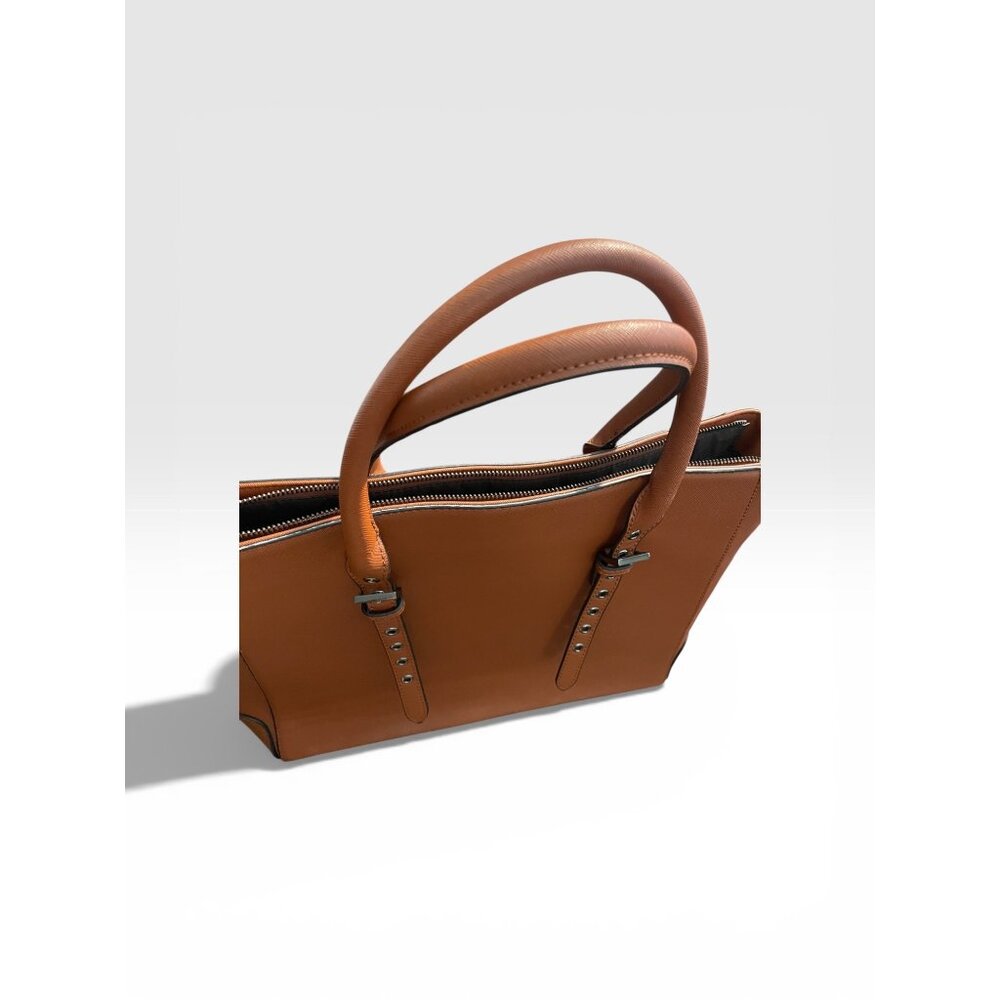 EaseGave Brown Laptop Tote Bag Work Office Satchel No Strap - Picture 2 of 8